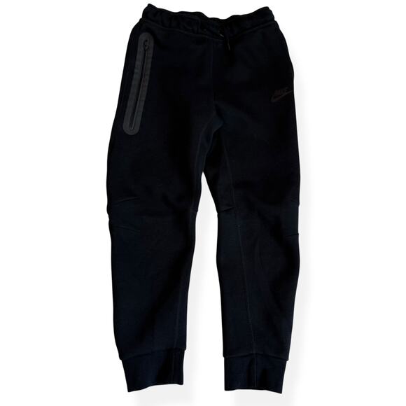 Nike Tech Kids Black Woven Pants Medium - Picture 1 of 10